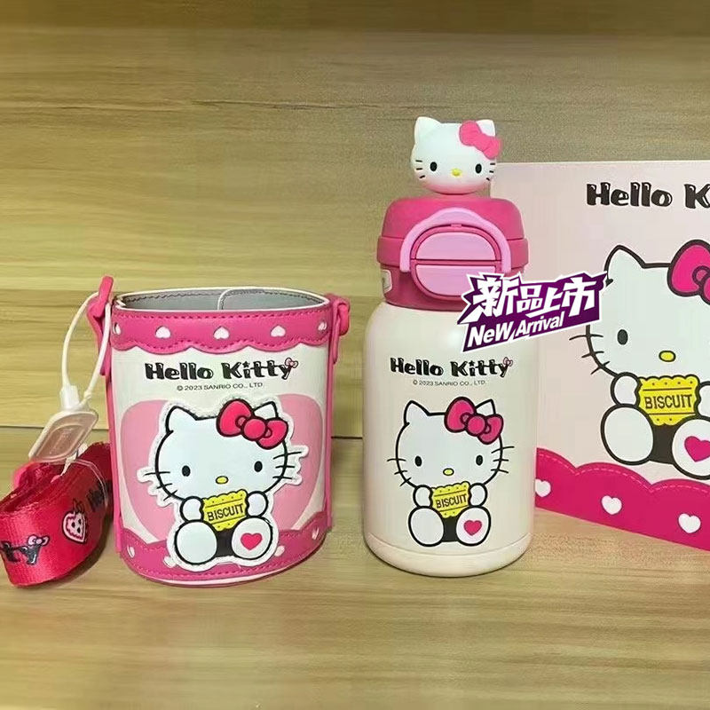 女孩高颜值316不锈钢杯具熊kitty