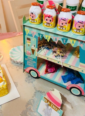 儿童生日甜品台派对甜品台新款纸质蛋糕甜品台纸质蛋糕架蛋糕托盘