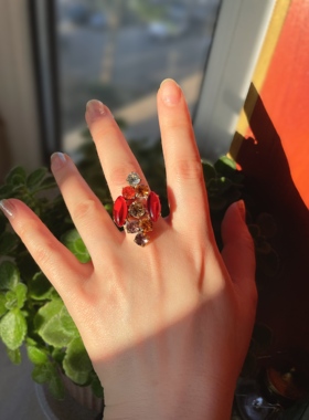 【BW中古】老捷克戒指，活口