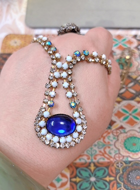 【BW中古】朱家的超美的大琉璃双层一体链，特价228