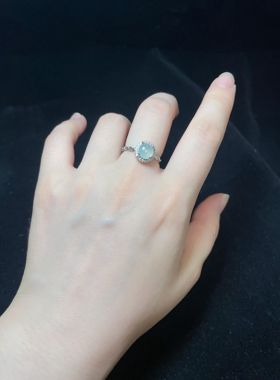 【BW宝石】精致款A货翡翠戒指，活口可调节，带证书