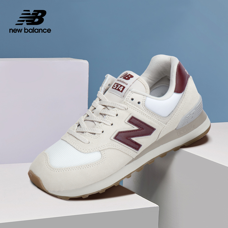 New Balance NB574系列女鞋新年红复古跑步休闲运动鞋WL574RCF