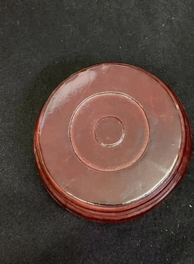 底座摆件实木圆形底座工艺品木座