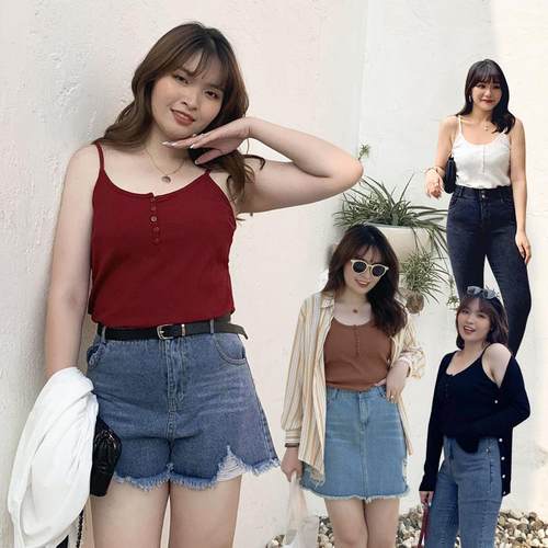 春夏大码女装胖mm高腰针织上衣