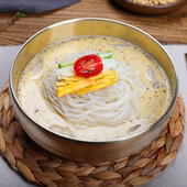 正宗韩国延边凉豆面延吉朝鲜冷面李农夫凉豆面豆浆面韩式 素面300g