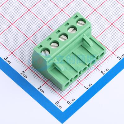 插拔式接线端子 1757048 P=5.08mm 插头 1x5P 电子元器件配单