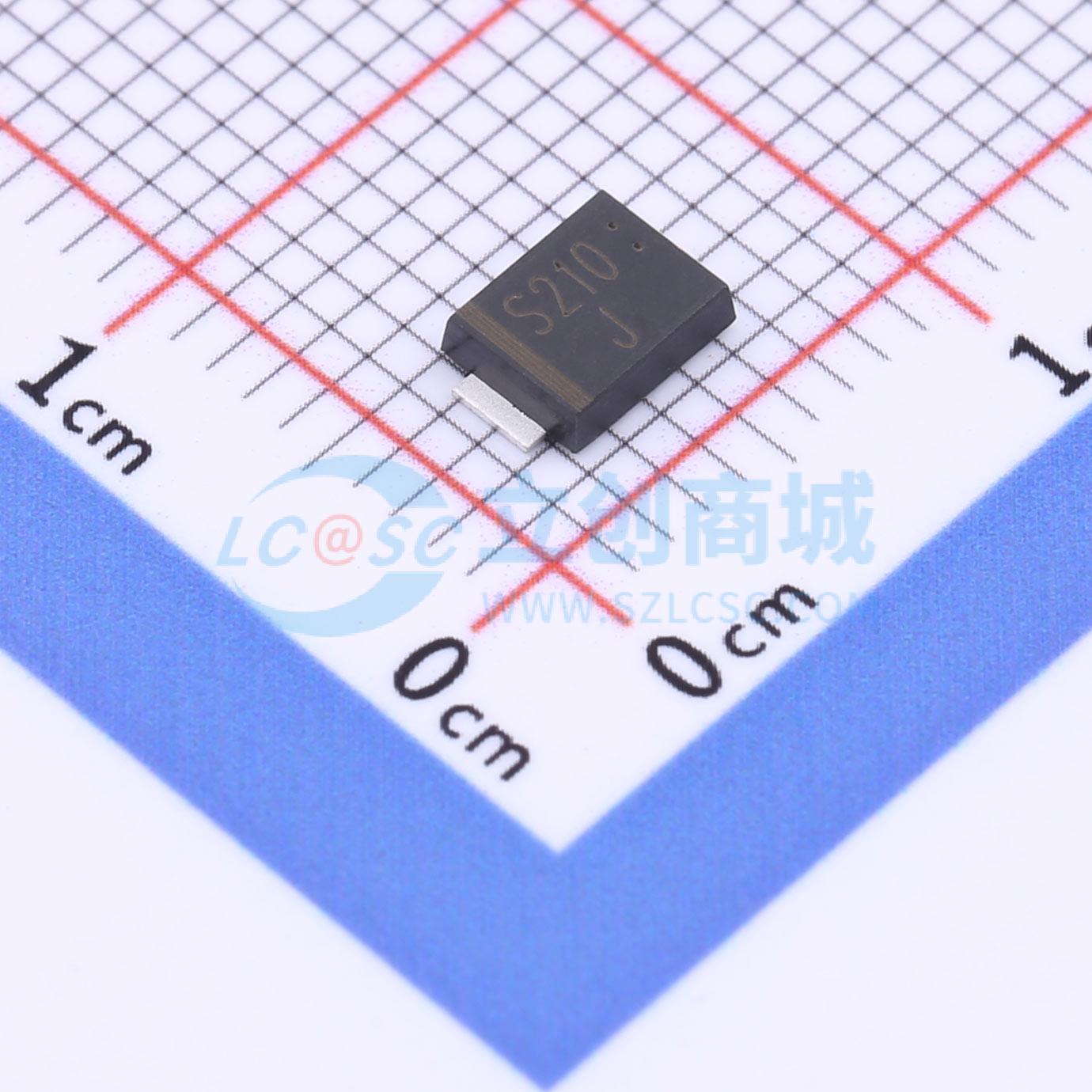 肖特基二极管 SM2100BF SMB-FL 100V 2A LRC(乐山无线电) 原装