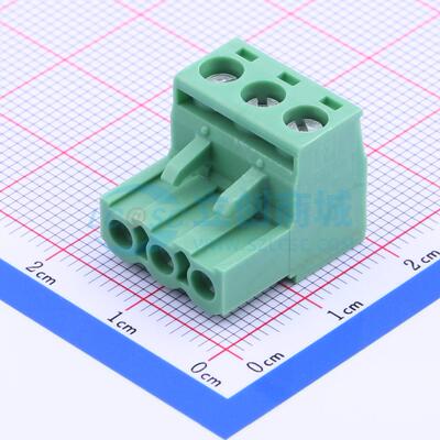 插拔式接线端子 1757022 P=5.08mm 插头 1x3P 电子元器件配单