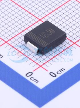 快恢复/高效率二极管 US3M SMC 1kV 3A Hottech(合科泰) 原装正品