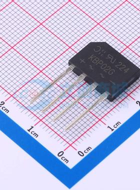 整流桥 KBP02G SIP-4 200V 1.5A DIODES(美台) 电子元器件配单
