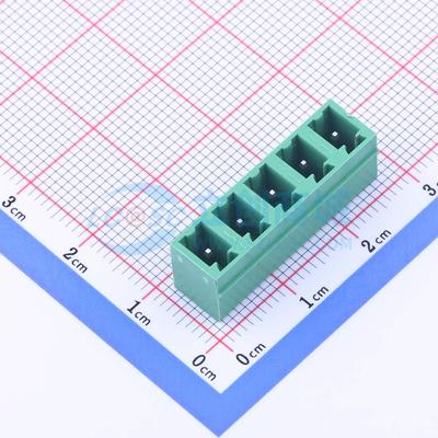 插拔式接线端子 JL15EDGRC-50805G01 弯插,P=5.08mm 1x5P 原装