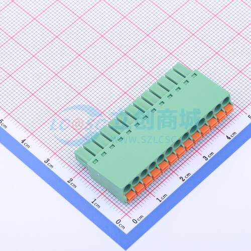 插拔式接线端子 DB2EKN-3.5-13P-GN P=3.5mm 插头 1x13P 原装正品