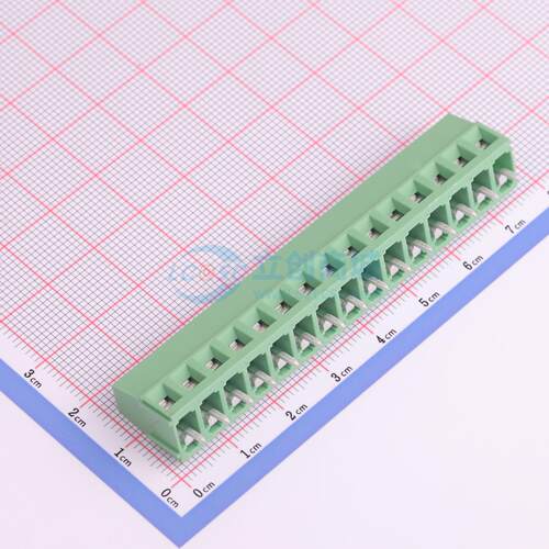 螺钉式接线端子 DB128V-5.0-15P-GN-S 插件,P=5mm 电子元器件配单