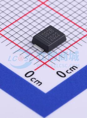 肖特基二极管 SS32BF SMBF 20V 3A 晶导微电子 电子元器件配单