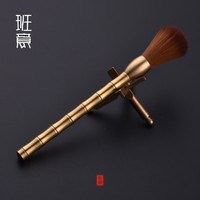 純銅養(yǎng)壺筆養(yǎng)壺刷刷子掃茶筆大號