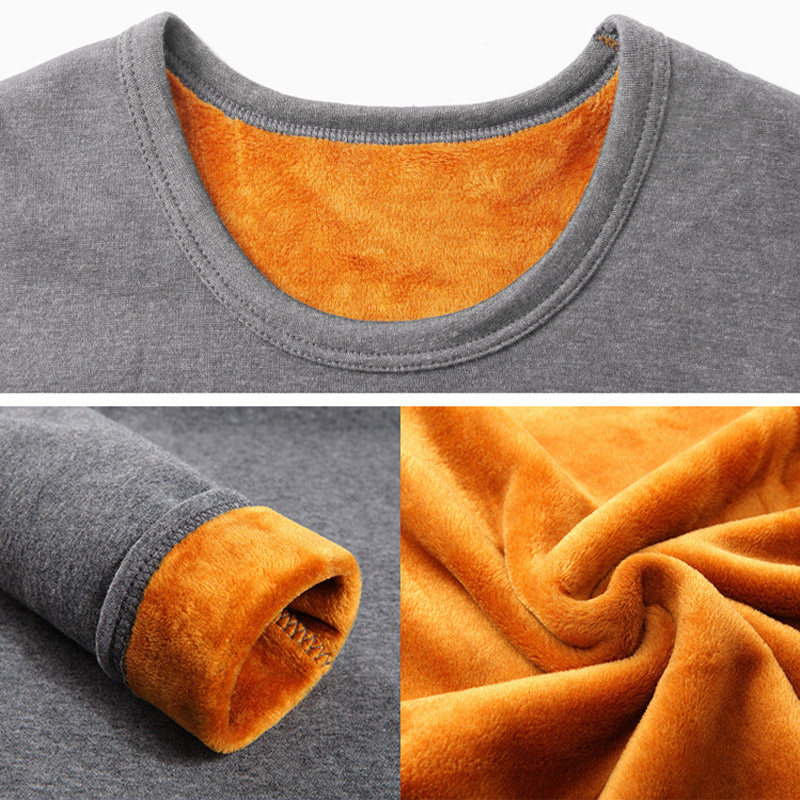 WINTER VELVET THICKENED TALL LENGTHENED THERMAL UNDERWEAR SET 120CM LONG LEG LEGGINGS THERMAL PANTS COTTON PANTS MEN