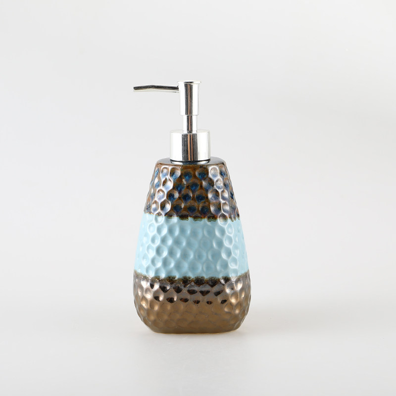 欧式洗手液瓶子陶瓷分装瓶家用乳液瓶按压式会所美容店酒店沐浴露