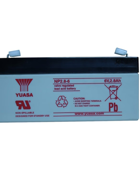 汤浅 6V2.8Ah 电瓶 NP2.8-6 6V2.8Ah四轮定位蓄电池LC-R063R4P