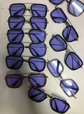 玻璃红外线防辐射强光钢铁侠眼镜