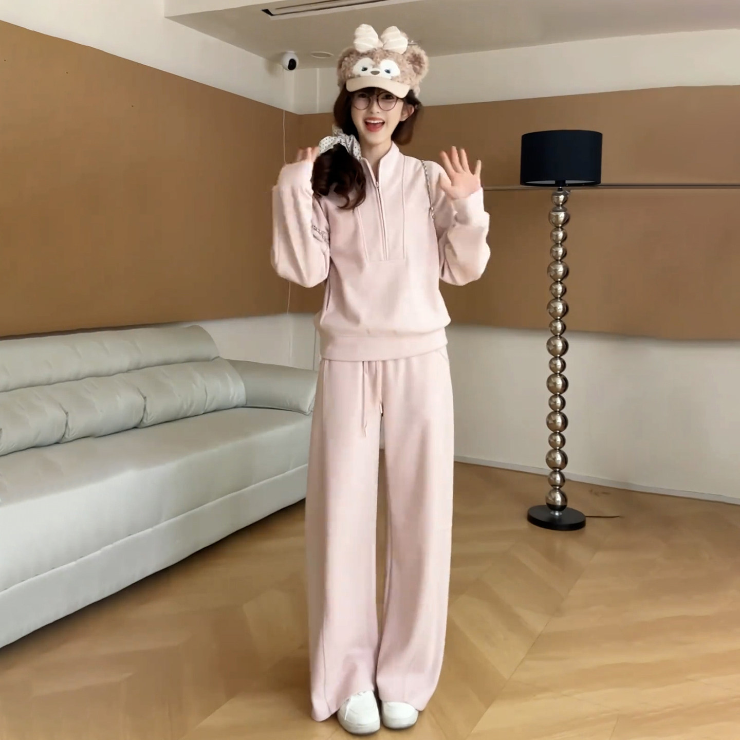 2025新款秋冬装穿搭配一整套时尚高级感老钱风运动卫衣套装女秋季