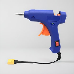 XT60 T插12v热熔胶枪 20W外场胶枪 3s锂电供电 航模电池模型飞机
