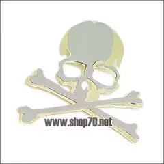 Mastermind Japan Mmj Wallet All-Alloy Stereo Skull Gold Wallet