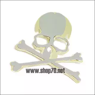Mastermind Japan Mmj Wallet All-Alloy Stereo Skull Gold Wallet