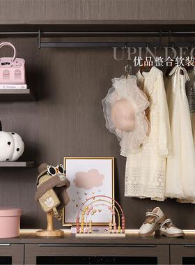 儿童房摆件轻奢收纳盒玩偶装饰品