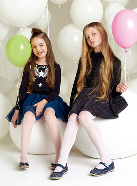 早春狂欢5折 意大利Trasparenze 优雅丝光女童连裤袜 SETA 040