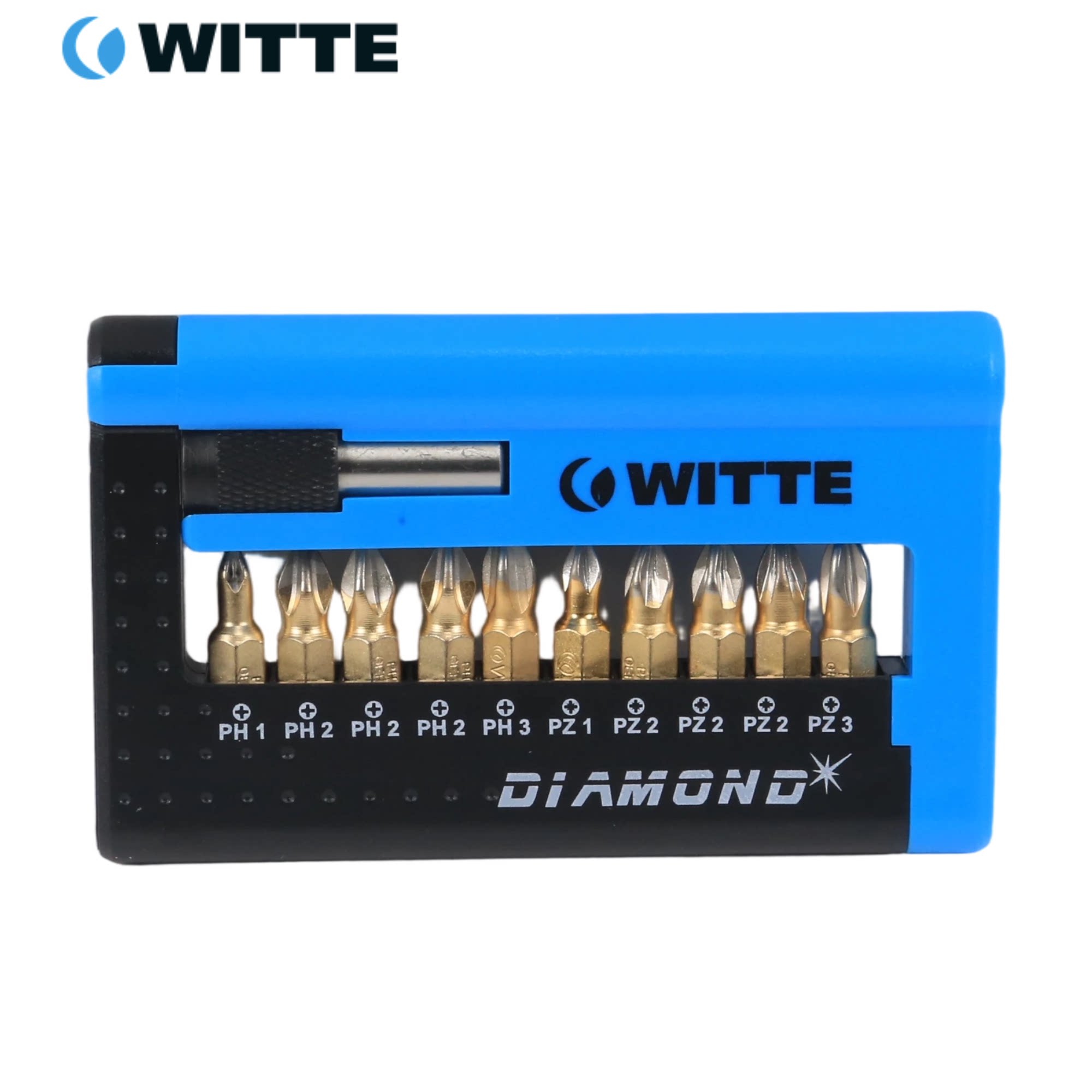 德国进口WITTE螺丝批头PH1PH2PH3PZ1PZ2PZ3高硬度批头284622000