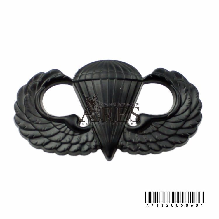 伞降acu技能章黑色可视徽章