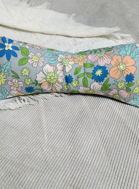 三角枕套非成品枕养生枕套颈椎枕缓解疲劳老粗布学生枕头颈椎枕芯