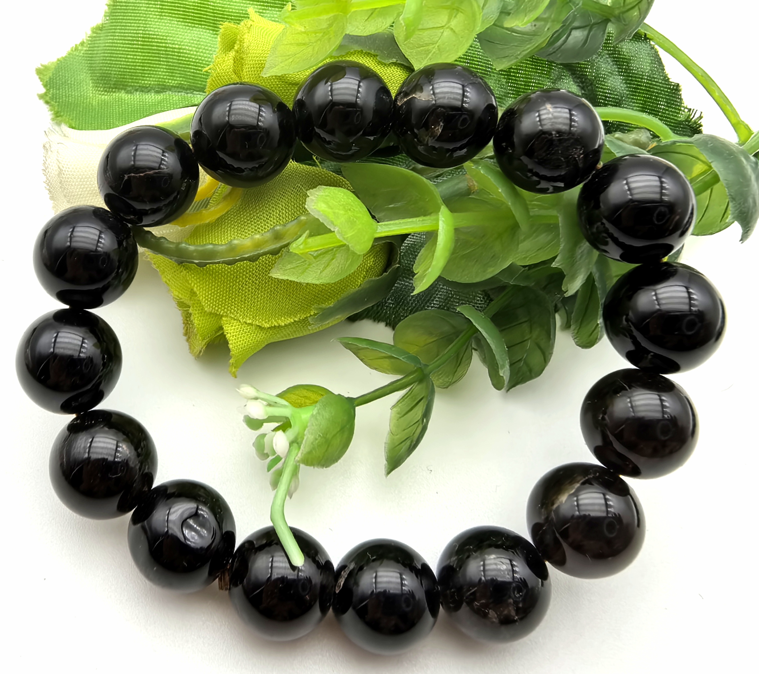 特价纯天然墨晶烟晶深茶水晶手链手串男女款情侣款生日礼物A26