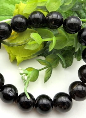 特价纯天然墨晶烟晶深茶水晶手链手串男女款情侣款生日礼物A26