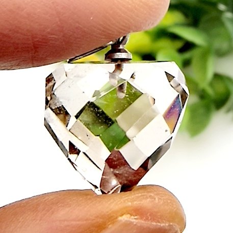 天然茶水晶刻面圆椎体吊坠挂坠男女清热降火明目消暑一物一图A36,饰品/流行首饰/时尚饰品新,颈饰,淘宝优惠券,粉丝福利购,淘宝优惠卷