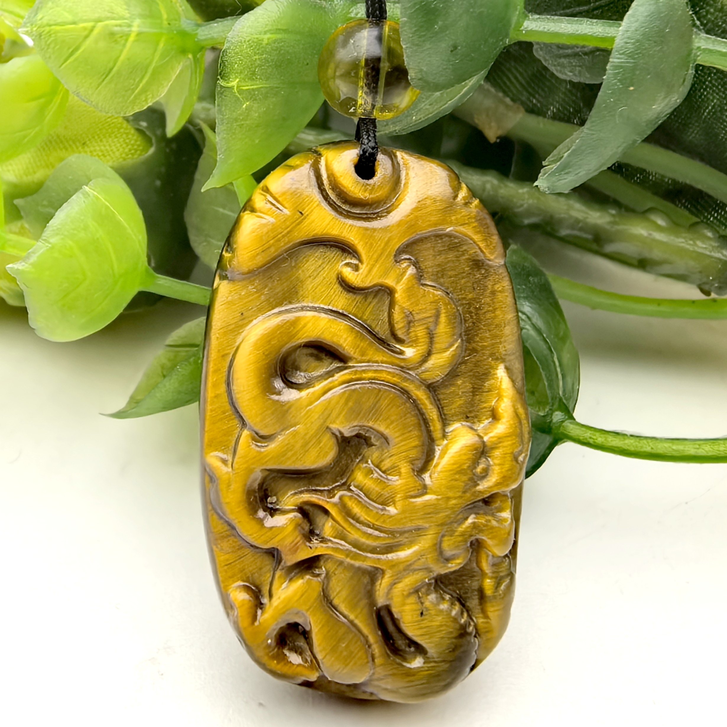 龙翔九天～天然黄虎眼石生肖龙牌吊坠挂件护身符A46-57,饰品/流行首饰/时尚饰品新,颈饰,淘宝优惠券,粉丝福利购,淘宝优惠卷