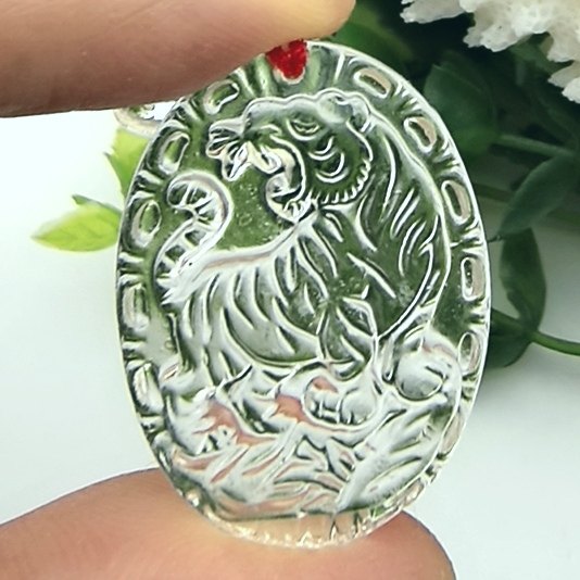 虎虎生威天然白水晶生肖虎吊坠挂件本命年护身符一物一图A46-37,饰品/流行首饰/时尚饰品新,颈饰,淘宝优惠券,粉丝福利购,淘宝优惠卷