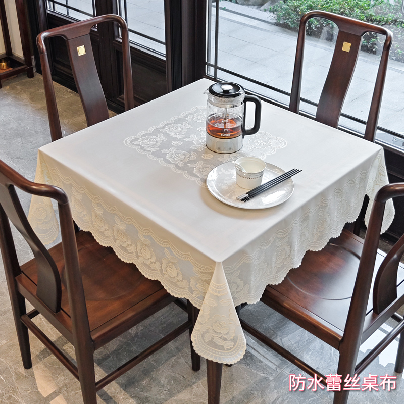防水免洗pvc桌布正方形餐桌布