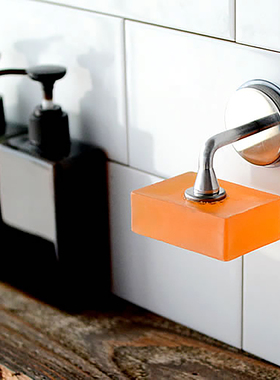 日本dulton肥皂架不锈钢磁铁香皂托卫生间浴室免打孔吸盘置物架子