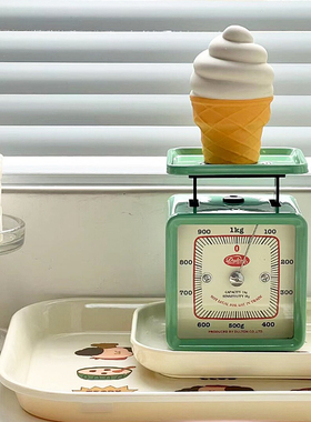 日本DULTON金属方头秤机械弹簧秤复古小台秤厨房烘焙料理计量工具