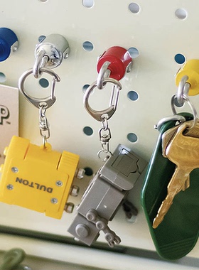 日本磁铁挂钩dulton金属创意免打孔复古置物壁挂冰箱吸铁石承重钩