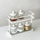 玻璃调味罐勺盖一体调料盒韩国ins风简约白置物架收纳架密封油壶