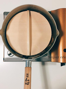 日本进口杉木锅盖手工实木盖子雪平锅锅盖落盖榫卯结构无胶水和风