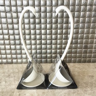 日式可站立天鹅汤勺长柄耐高温火锅勺大稀饭勺搬迁礼物盛汤盛粥勺