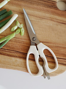 日本进口下村不锈钢剪刀可拆分厨房剪刀拆鸡骨开瓶器食物剪子扳手