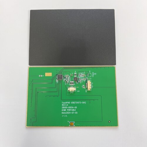 USB接口通讯大尺寸PTP触控板集成左右按键开关WIN10手势Touchpad