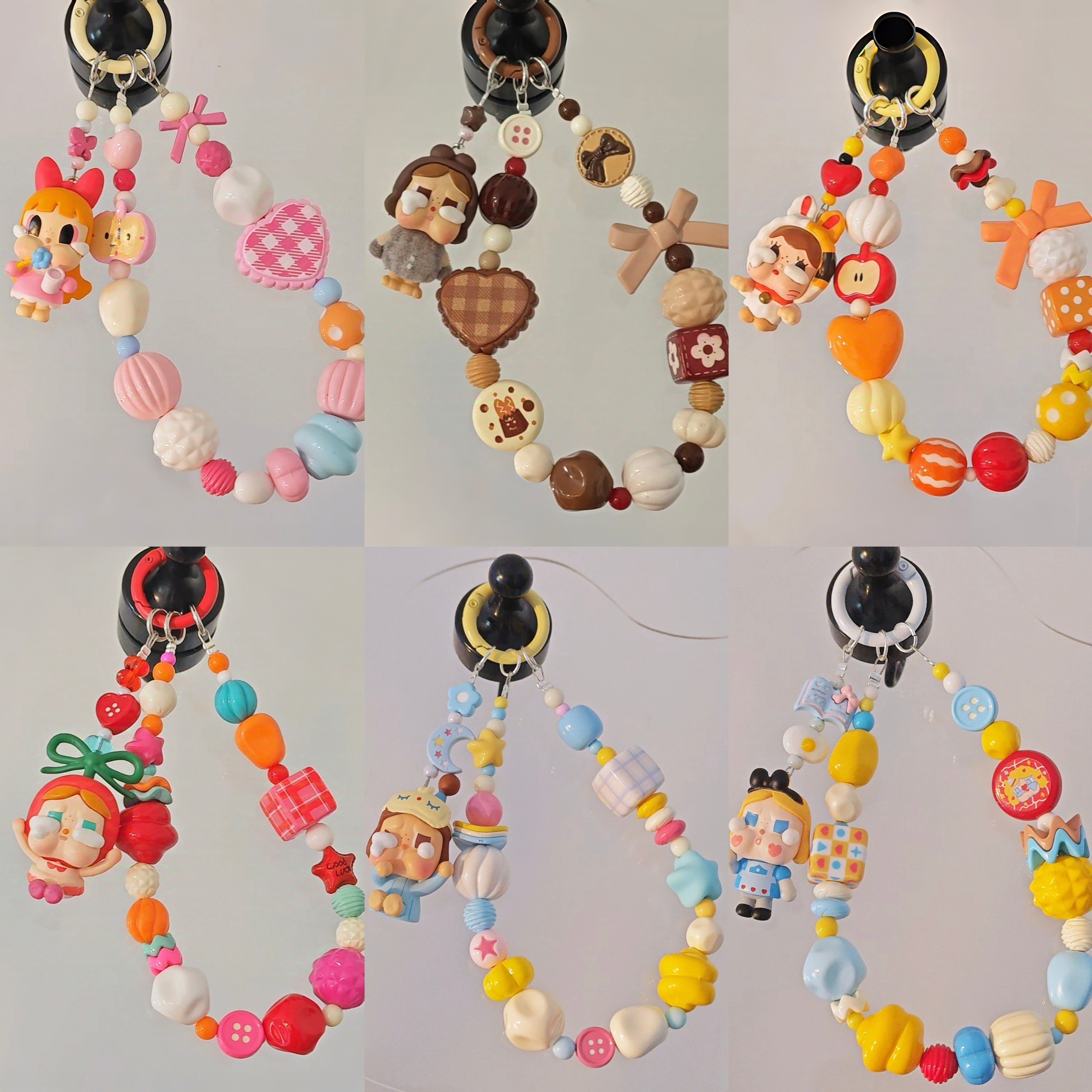 哭娃串珠手机链眼泪工厂泡泡玛特改娃包挂件多巴胺夏女生闺蜜礼物