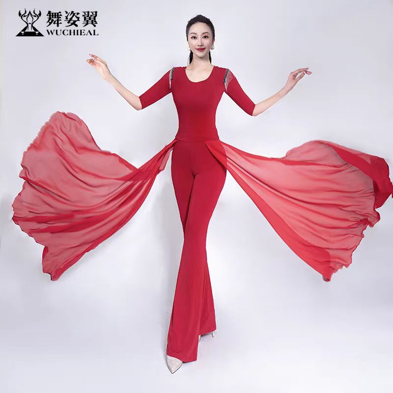 舞姿翼修身形体衣礼仪服新款