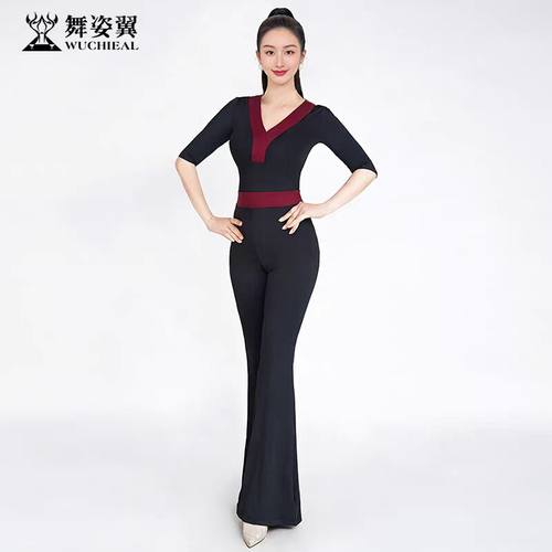舞姿翼修身形体衣礼仪服走秀班服