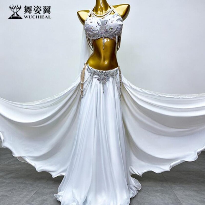 舞姿翼肚皮舞表演出服套装东方舞